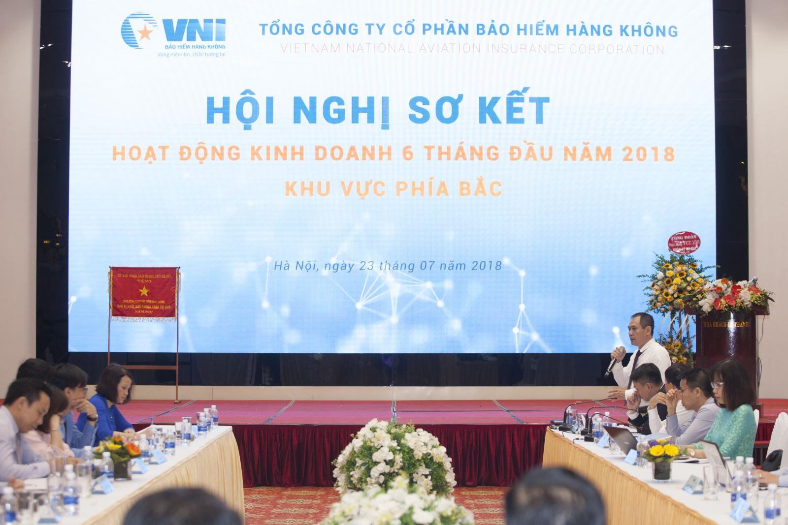 VNI - Hội nghi sơ kết 6 tháng đầu năm 2018, Ra mắt website bảo hiểm online www.ebhhk.chinaciqiu.com