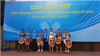 VNI đạt Giải Ba đôi nam lãnh đạo giải tennis do Hiệp hội Bảo hiểm Việt Nam tổ chức