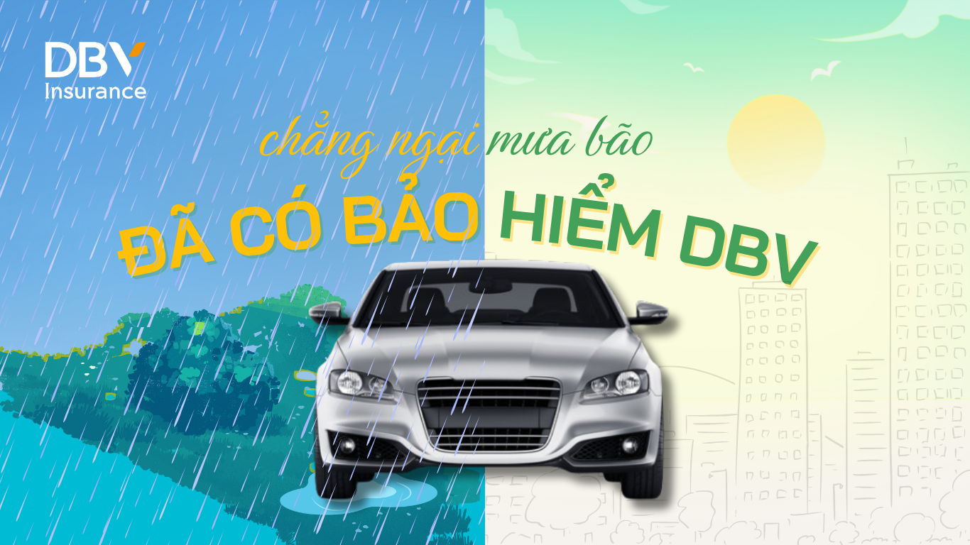CHẲNG NGẠI MƯA BÃO – ĐÃ CÓ BẢO HIỂM DBV